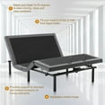 thumbnail image 1 of CONCETTA Electric Bed Twin-XL Size, Zero Gravity Bed with Wireless Remote, Ergonomic Adjustable, 2 USB Ports, Black, 1 of 6