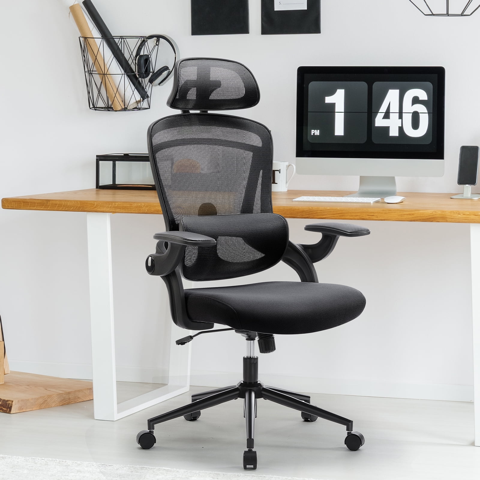 Lumbar Support Komene Ergonomic Office Desk Chair Desk Chair Comfy