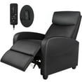 thumbnail image 1 of Gianna Massage Recline Chair with Padded Seat and Massage Backrest, Black, 1 of 5