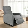 thumbnail image 1 of GIANNA Massage Recline Chair with Padded Seat and Massage Backrest, Grey, 1 of 5