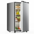 thumbnail image 1 of CONCETTA Mini Fridge With Freezer 3.2 Cu.Ft Single Door Adjustable Thermostat, Low Noise, For Bedroom, Office, Dorm, Silver, 1 of 6