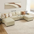 thumbnail image 1 of GIANNA Modular Sectional Sofa, 6 Seat L Shaped Comfy Cloud Couches Set for Living Room, 1 of 8