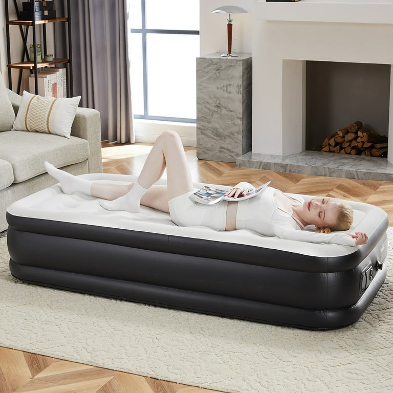 Gianna Twin Inflatable Air Mattress 16-inch with Built-in Pump