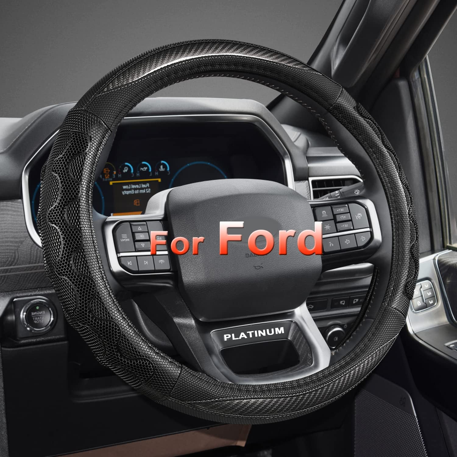 GIANT PANDA Car Steering Wheel Cover for Ford F150 F250 F350
