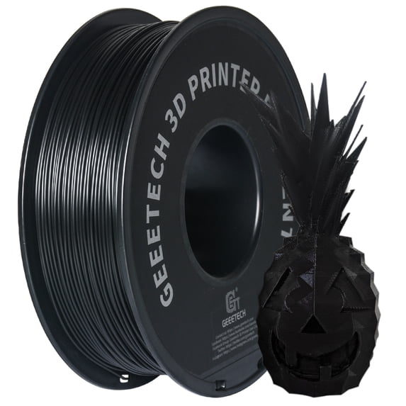 GIANTARM PLA 3D Printer Filament 1.75mm Black, Dimensional Accuracy +/-0.03mm, 1kg (2.2lbs) , 1080 Feet (330m)per Roll, Vacuum Packaging, Toughness Enhanced, Fit for Most 3D FDM Printer