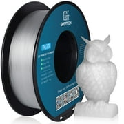 GEEETECH Transparent PETG 3D Printer Filament 1.75mm, Dimensional Accuracy +/-0.03mm, 1kg 2.2lbs , 1080 Feet  330m per Roll, Vacuum Packaging, Toughness Enhanced, Fit for Most 3D FDM Printer