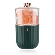 GIANTRIO Himalayan Pink Salt Lamp Aroma Diffuser, Colorful Night Light with 1300mAh Lithium Battery