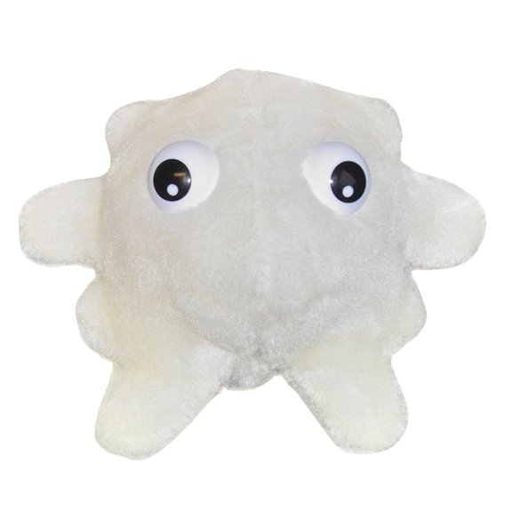 GIANTmicrobes White Blood Cell Plush, 5 to 7 Inches