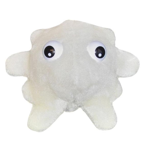 GIANT Microbes 1302699 Plush Microbes - White Blood Cell