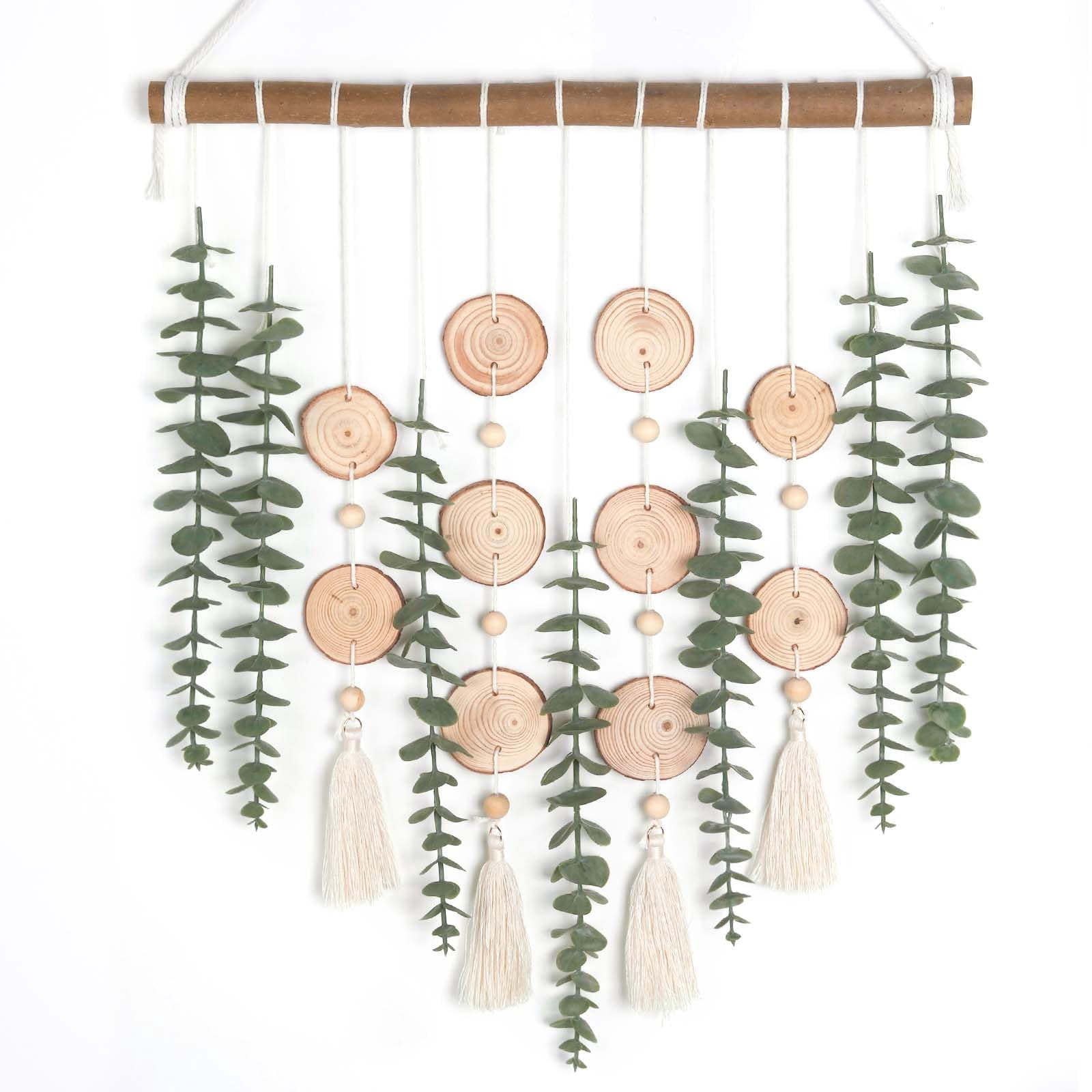 GIAUMA Artificial Eucalyptus Plant Wall Decor Fake Greenery Leaves ...