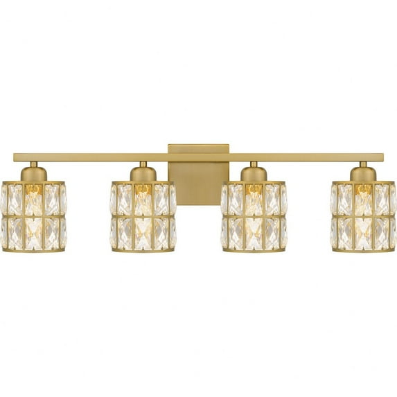 Quoizel Gibson 4-Light Aged Brass Bath Light