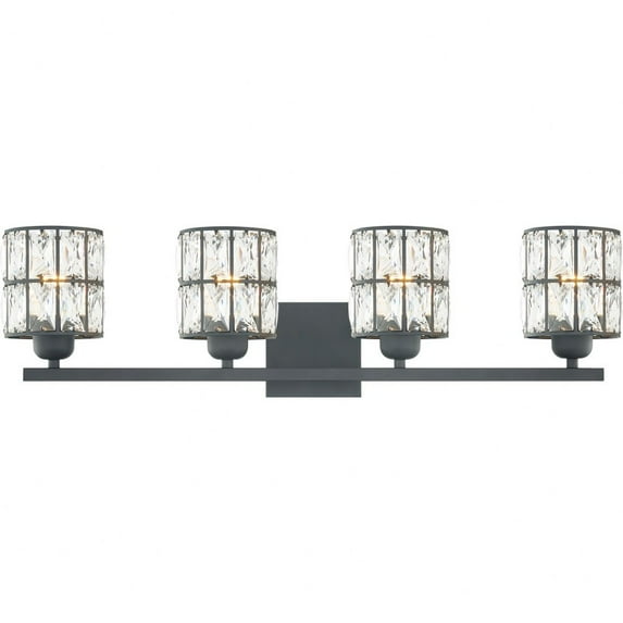 GIB8630MBK Quoizel Lighting Gibson - 4 Light Extra Large Bath Vanity