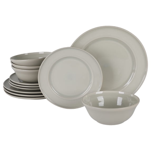 GIBSON 12736312R Martha Stewart 12pc Porcelain