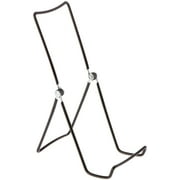 GIBSON HOLDERS 6ACB Adjustable Wire Display Easels, 3.75 W x 8 H w/ 2.25 Display Ledge, Black, Pack of 3