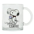 thumbnail interactive-video image 1 of GIBSON HOME GLASS SNOOPY COFFEE MUG, 1 of 7