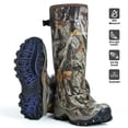 thumbnail image 1 of GIEESHIELD Rubber Boots for Men & Women – Ultra-Light Waterproof 6mm Neoprene Insulated Boots with Anti-Slip Sole, Warm Hunting & Rain Boots for Farming, Snow, Mud(Black, Next Camo G2), 1 of 7