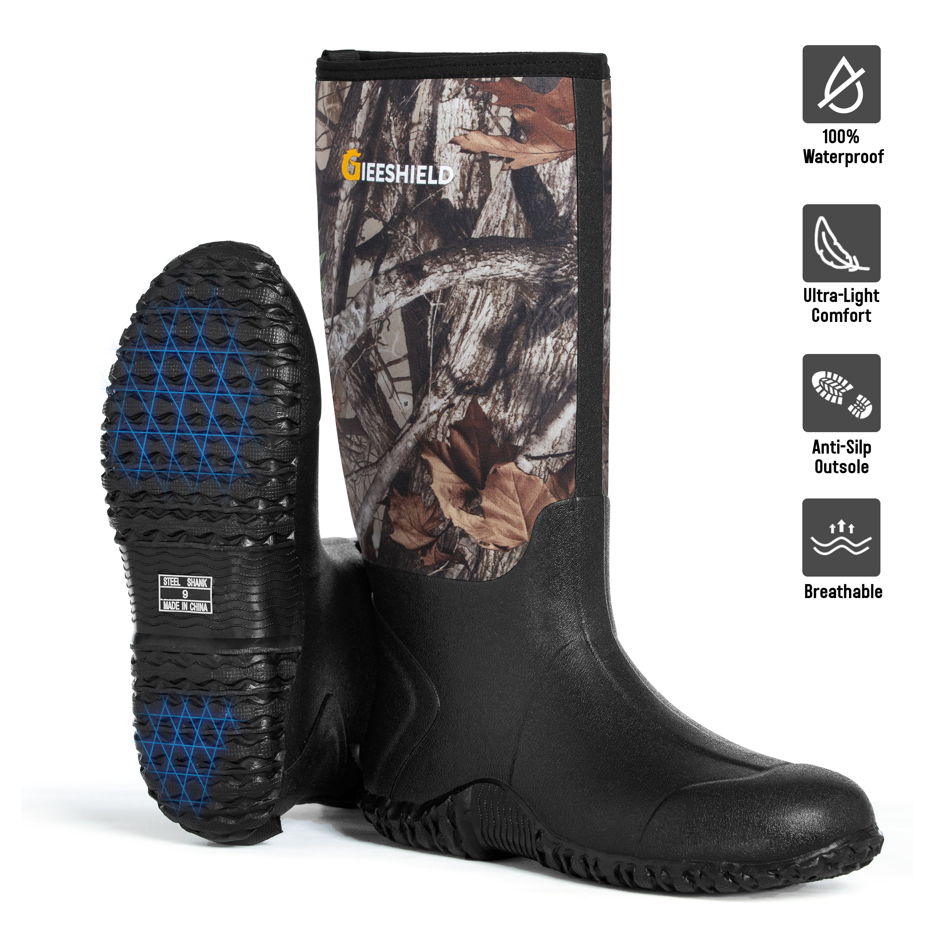Sturdy Camo Steel Shank Boots DDB0176_gray_outsole_1400x1400  main image 2