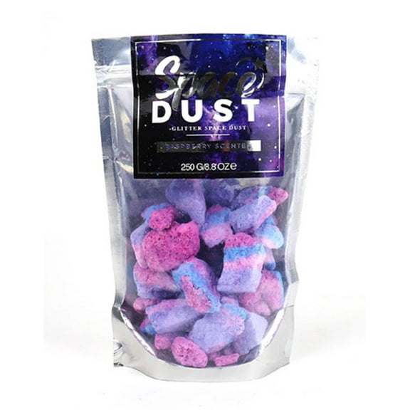 GIFT REPUBLIC Space Dust Shimmering Bath Dust | Raspberry Scented Bath Dust
