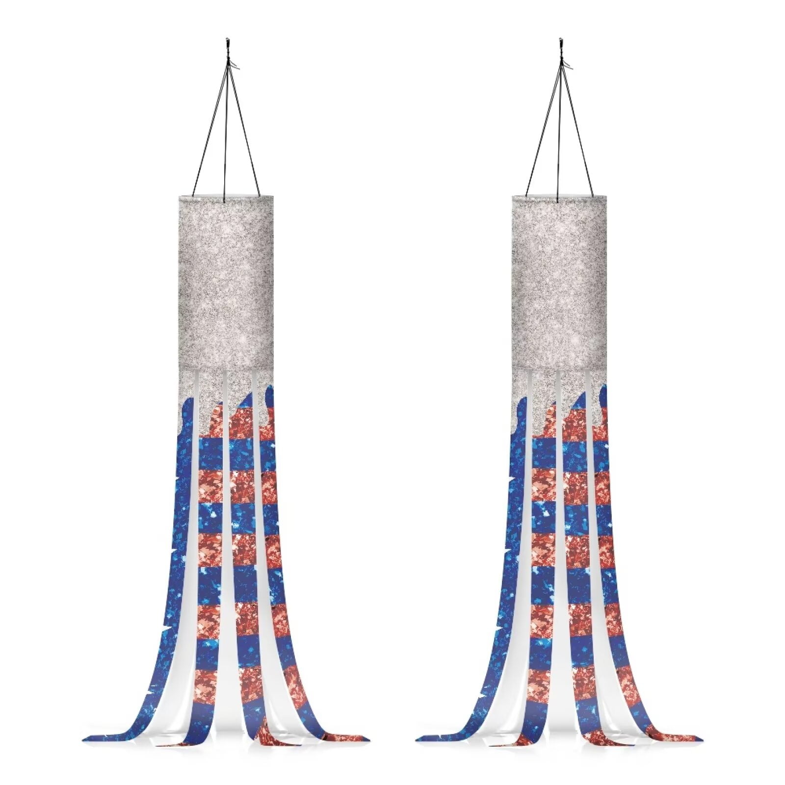 GIFTPUZZ Bling Windsocks Outdoor Hanging Decorations for Halloween ...