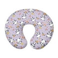 thumbnail image 1 of GIFTPUZZ Panda Pattern Nursing Pillow Cover Breastfeeding Pillow Slipcover for Baby, Purple Nursing Pillow Slipcovers, Best Choice for Mom, 1 of 5