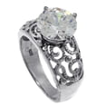 thumbnail image 1 of GIFTS INFINITY Antique Solitaire CZ Bling Iced Ladies Ring RL193 (9), 1 of 1