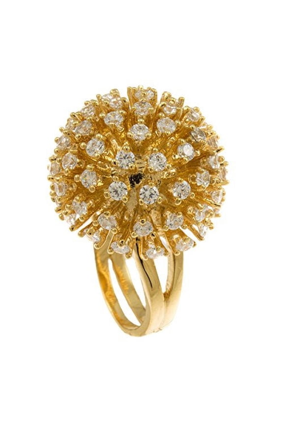 Bursting Sprinkles Cocktail Bling Iced CZ Ladies Ring RL198 (7)