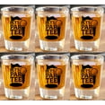 thumbnail image 1 of GIFTS INFINITY Set Of 6 1.5oz Shot Glasses UV Printed Golf, Gold Ball, Club Dad, Mom Quotes on each glass. (GL-25), 1 of 1