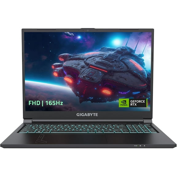 GIGABYTE 2024 G6 KF 16” WUXGA 165Hz IPS Laptop 10-Core Intel Core i7-13620H NVIDIA GeForce RTX 4060 32GB DDR5 2TB SSD WiFi AX RJ-45 BT Webcam HDMI2.1 RGB Backlit KB Windows 10 Pro w/RE USB