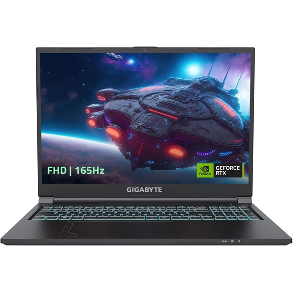 GIGABYTE 2024 G6 KF 16” WUXGA 165Hz IPS Laptop 10-Core Intel Core i7-13620H NVIDIA GeForce RTX 4060 48GB DDR5 2TB SSD WiFi AX RJ-45 BT Webcam HDMI2.1 RGB Backlit KB Windows 10 Home w/RE USB
