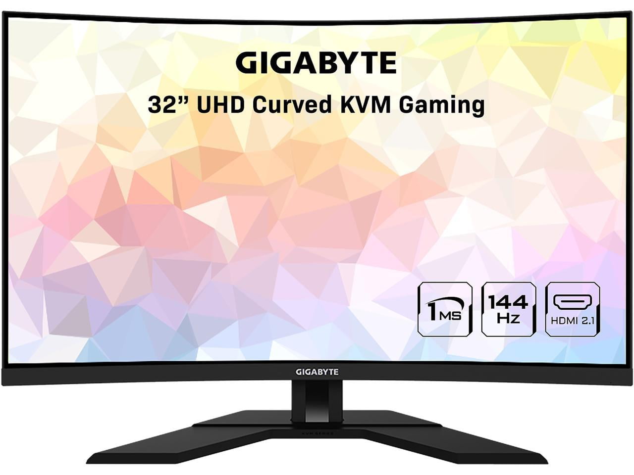 (160Hz 1ms GIGABYTE Pro, M32UC VA, 4K FreeSync UHD Type-C, 144Hz Monitor Gaming 3840x2160, 2x 1.4, HDMI Curved Premium 1x DisplayPort 32\