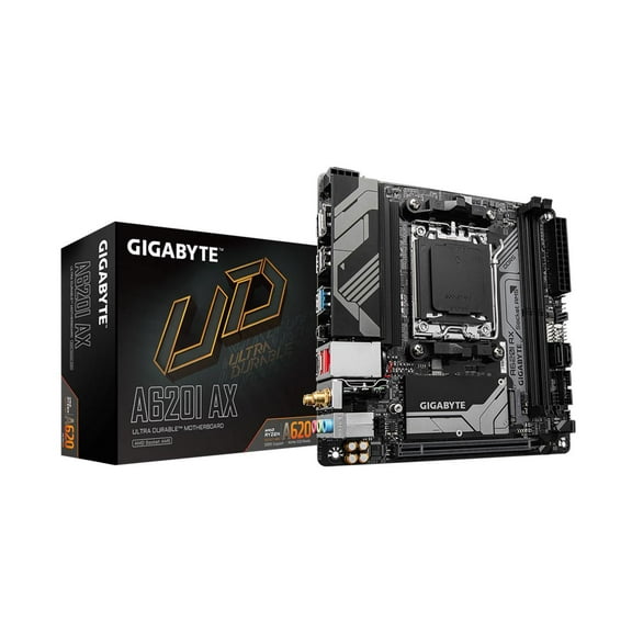 Gigabyte Ultra Durable A620I AX Gaming Desktop Motherboard - AMD A620 Chipset - Socket AM5 - Mini ITX (a620iax)