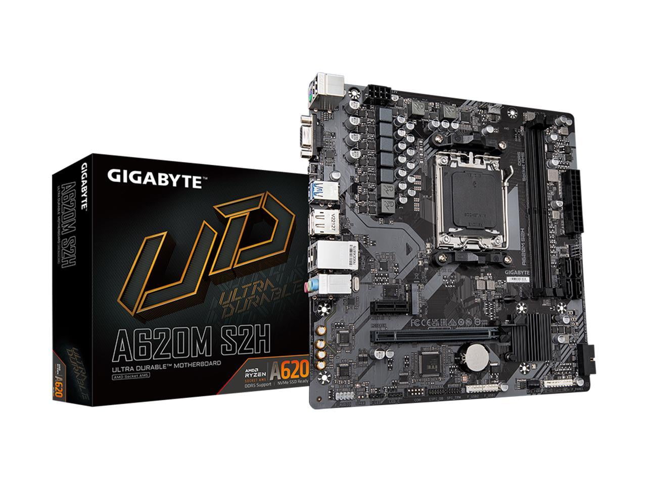 Gigabyte Ultra Durable Micro ATX AMD Motherboard, A620M S2H