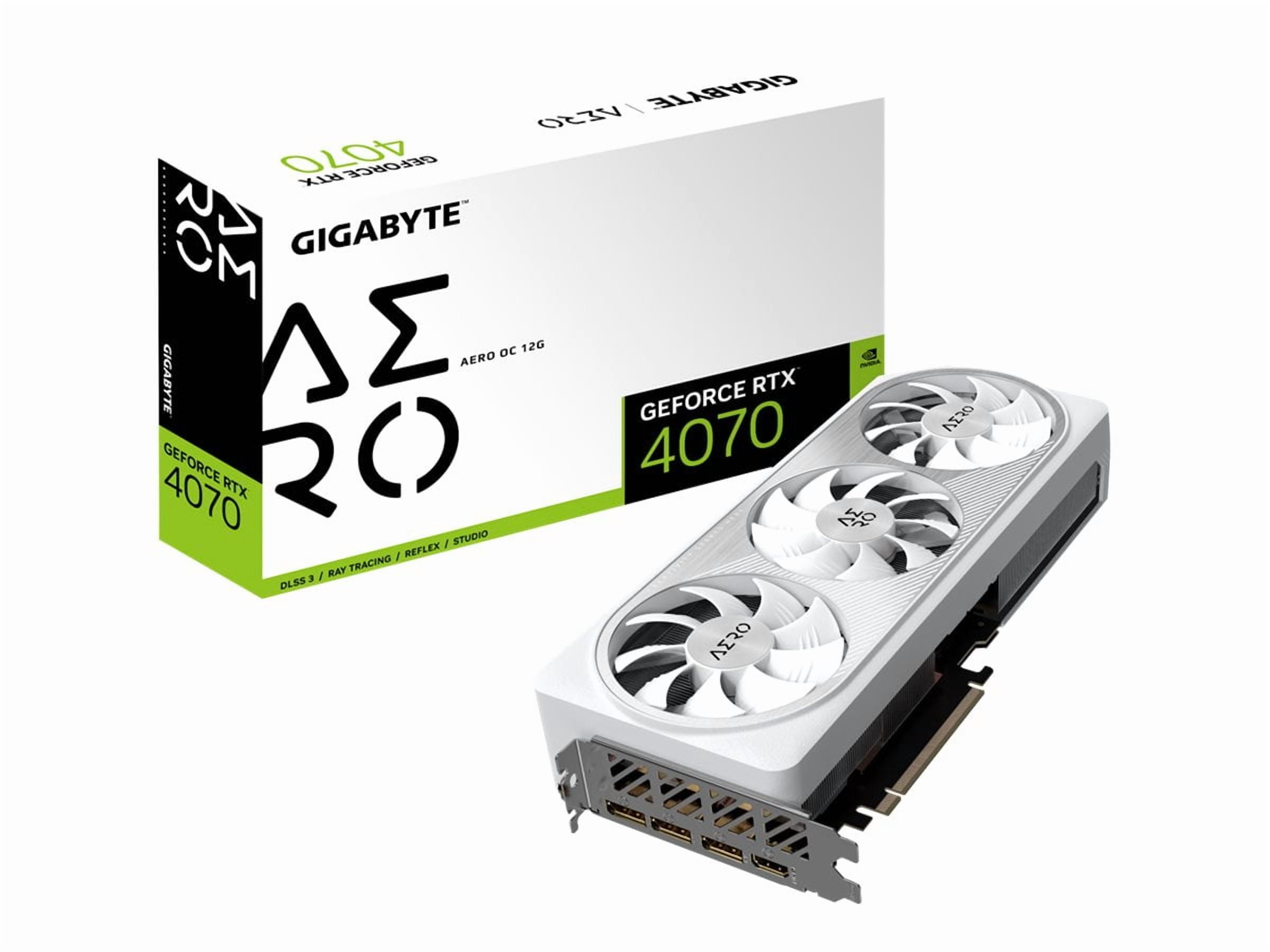 GIGABYTE AERO GeForce RTX 4070 12GB GDDR6X PCI Express 4.0 x16 ATX Video Card GV-N4070AERO OC-12GD