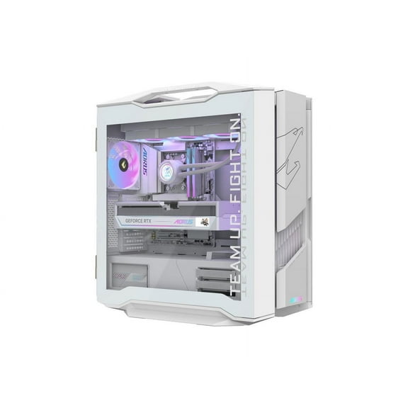 GIGABYTE AORUS Gaming Desktop PC, AMD Ryzen 7 9800X3D, AORUS RTX 5090, 64GB DDR5 RAM, 2TB Gen5 NVMe SSD, Windows 11 Home, AORUS SUPREME 5 ICE AS5IA7N9-5002