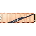 thumbnail image 1 of GIGABYTE AORUS NVMe Gen4 SSD 2TB M.2 2280 PCI-Express 4.0 x4 3D TLC Internal Solid State Drive (SSD) Dual Side Copper GP-ASM2NE6200TTTD, 1 of 4