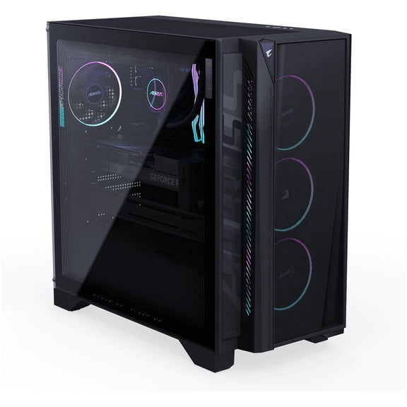 GIGABYTE AORUS PRIME 5 Gaming Desktop PC, AMD Ryzen 7 9800X3D, GIGABYTE RTX 5070Ti, 32GB DDR5, 2TB PCIe 4.0 SSD, Windows 11 Home, Black