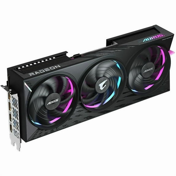 Aorus AMD Radeon RX 9070 XT Graphic Card, 16 GB GDDR6