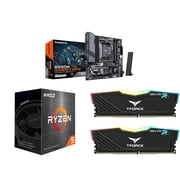 NEWEGG Motherboard CPU Memory Combo -B550M GAMING X WIFI6 AM4 Micro ATX Motherboard, Ryzen 5 5500 6-Core 3.6 GHz Socket AM4 65W CPU - T-Force Delta RGB 16GB 2 x 8GB DDR4 3200 Desktop Memory