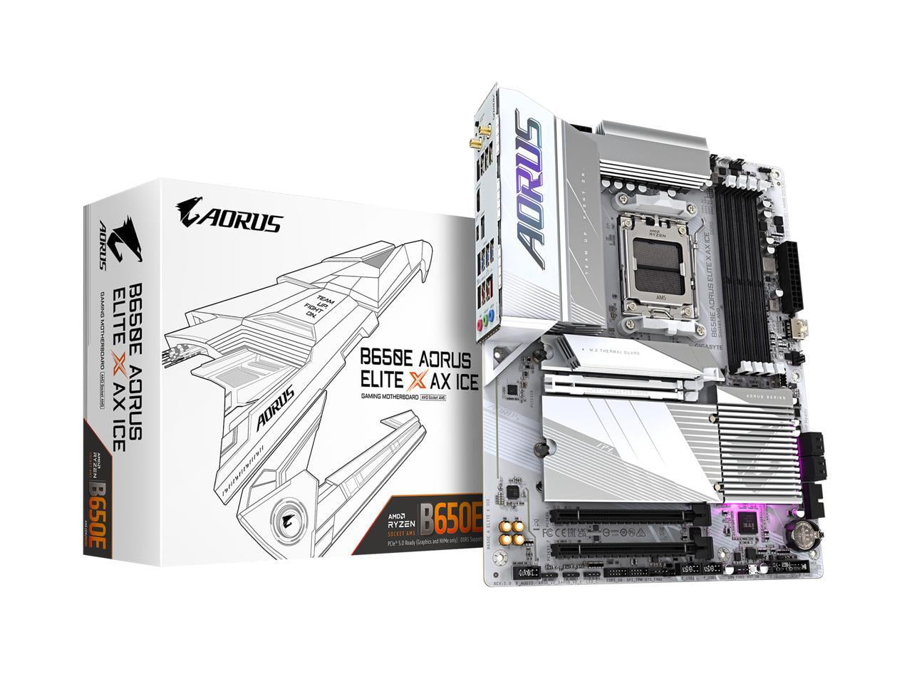 Aorus Ultra Durable B650 AORUS ELITE AX ICE Gaming Desktop