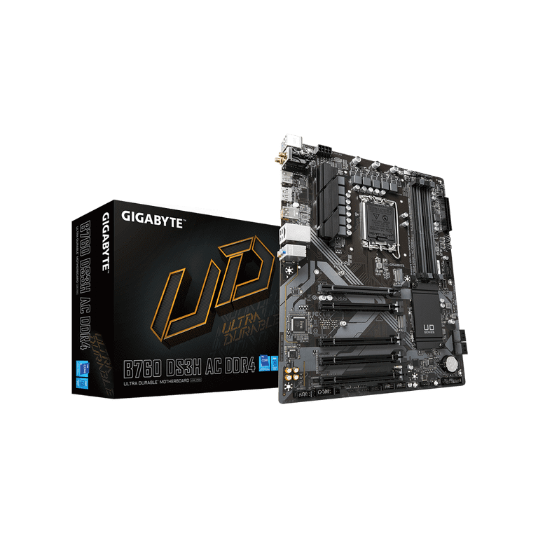 GIGABYTE B760 DS3H AC DDR4 LGA 1700 Intel ATX Gaming Motherboard