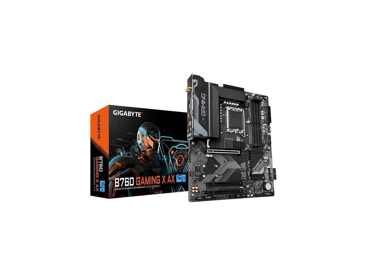 Gigabyte Ultra Durable B760 GAMING X AX Gaming Desktop Motherboard ...