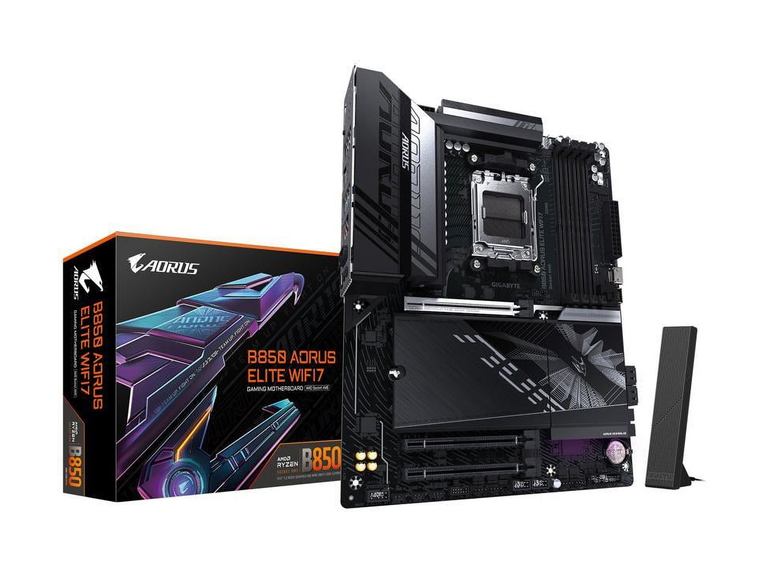 Aorus Ultra Durable B850 A ELITE WF7 Gaming Desktop Motherboard - AMD B850 Chipset - Socket AM5 - ATX (b850aelitewf7)