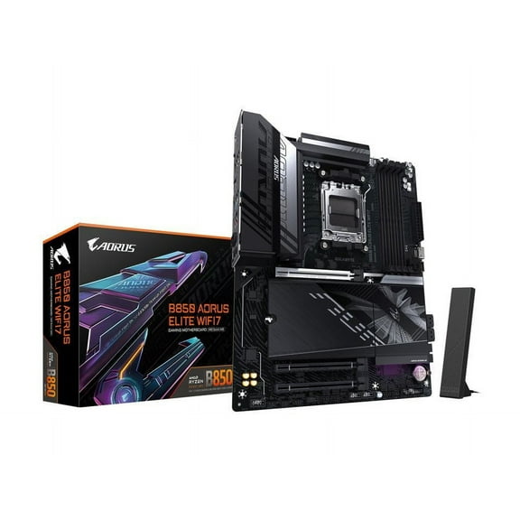 Aorus Ultra Durable B850 A ELITE WF7 Gaming Desktop Motherboard - AMD B850 Chipset - Socket AM5 - ATX (b850aelitewf7)