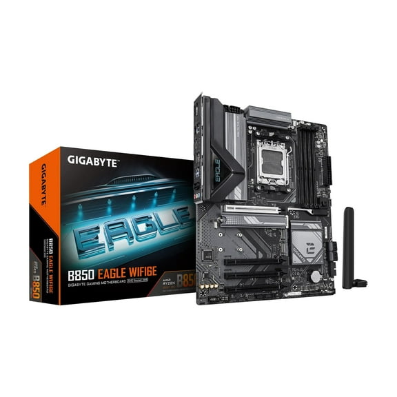 GIGABYTE B850 Eagle WIFI6E AMD AM5 LGA 1718 Motherboard,1GbE LAN, EZ-Latch