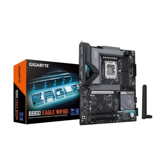 Gigabyte Ultra Durable B860 EAGLE WIFI6E Gaming Desktop Motherboard - Intel B860 Chipset - Socket LGA-1851 - ATX (b860eaglewifi6e)
