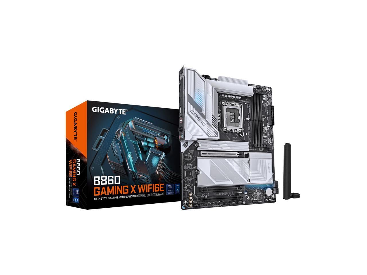 Gigabyte Ultra Durable B860 GAMING X WIFI6E Gaming Desktop Motherboard - Intel B860 Chipset - Socket LGA-1851 - ATX (b860gamingxwifi6e)