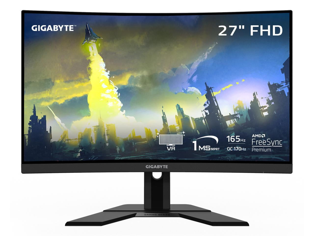 美品　GIGABYTE G27FC 27インチ曲面ゲーミングモニター　165Hz GIGABYTE G27FC 27