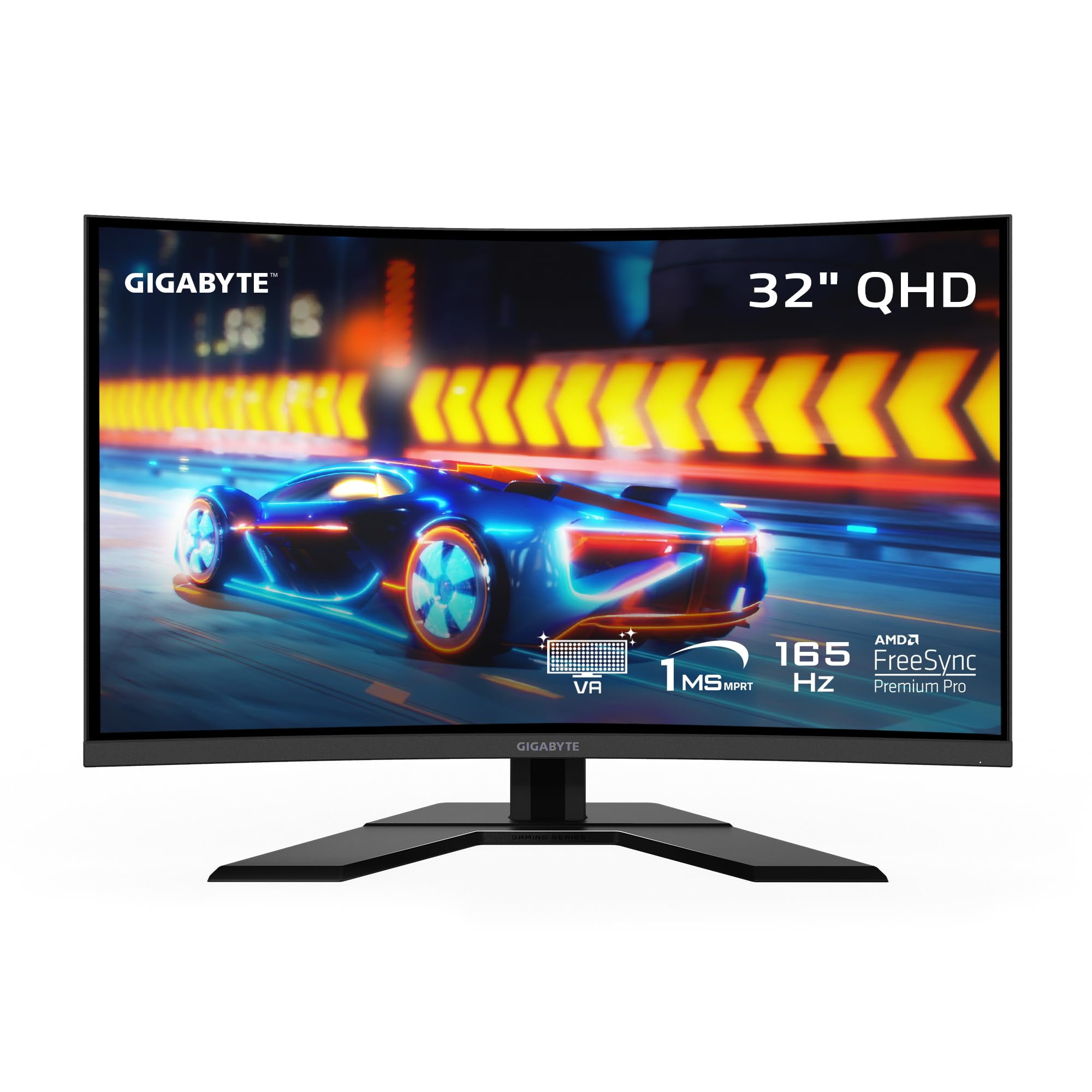 GIGABYTE G32QC A (32" 165Hz 1440P Curved Gaming Monitor, 2560 x 1440 VA