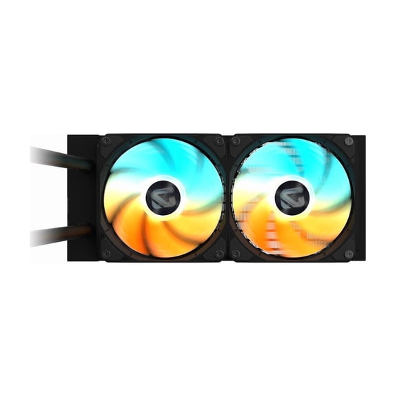 GIGABYTE GAMING 240 liquid CPU Cooler, 240mm Radiator with 2x 120mm low noise ARGB Fans, compatible with Intel LGA 1851, 1700, 115X, 1200, and AMD AM5, AM4 (GIGABYTE GAMING 240)