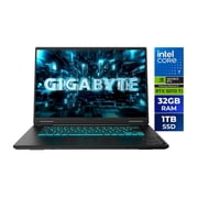 GIGABYTE Gaming A16 Pro 16" Laptop, Intel Core 7 240H , 16GB x 2 32GB RAM, 1TB SSD, GeForce RTX 5070 Ti, IPS 165Hz, Titanium Black, DXHG4USCC4SH